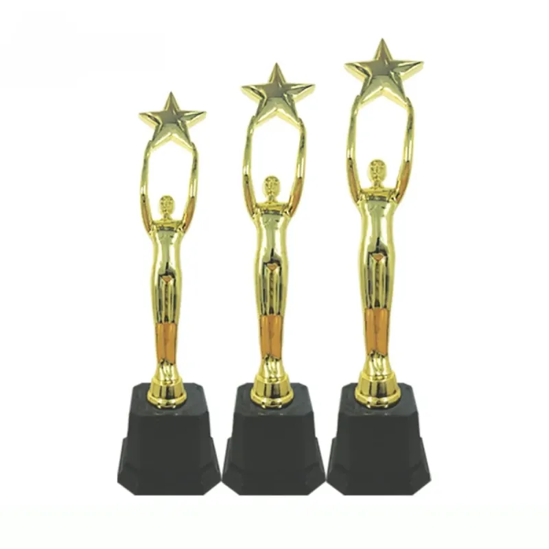 Golden Star Man Trophy RC8802 polymer plastic trophies product image