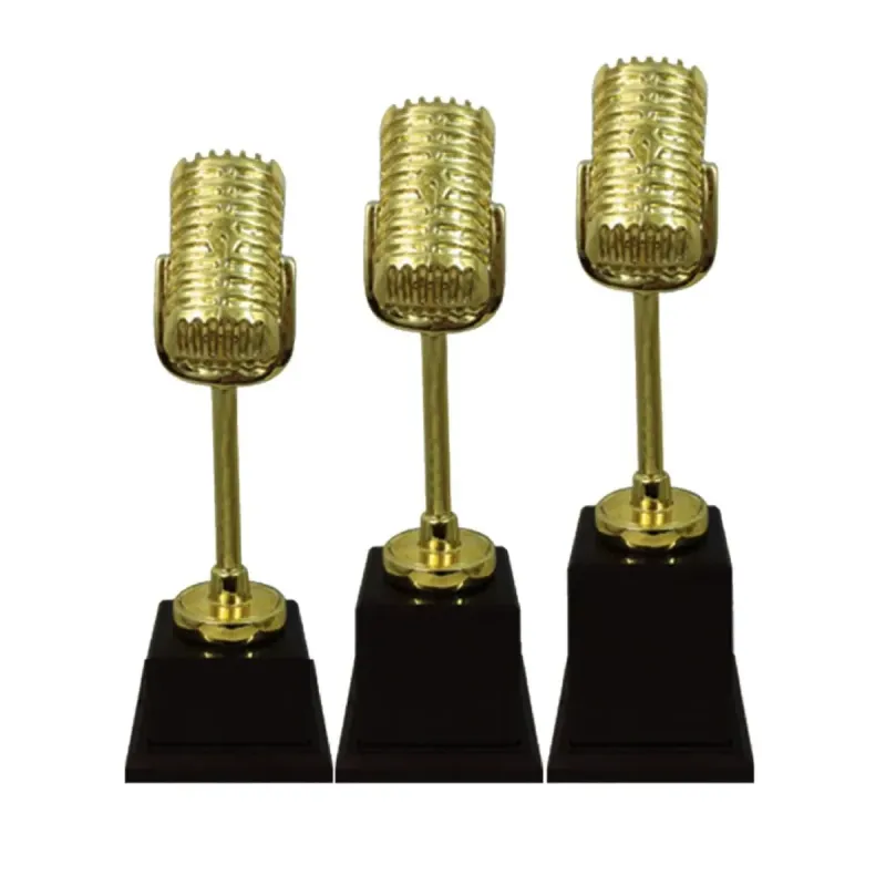 Old Fashion Microphone Trophy RT6003 mixed materials corporate gifts product image