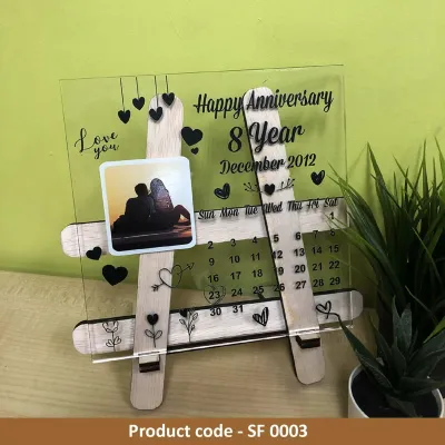 Acrylic Sheet with Wooden Stand SF0003