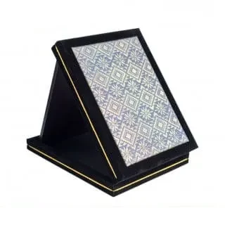 Songket Velvet Box with Cultural Aluminium Plate (Pahang) SK237 mixed materials corporate gifts product image 2