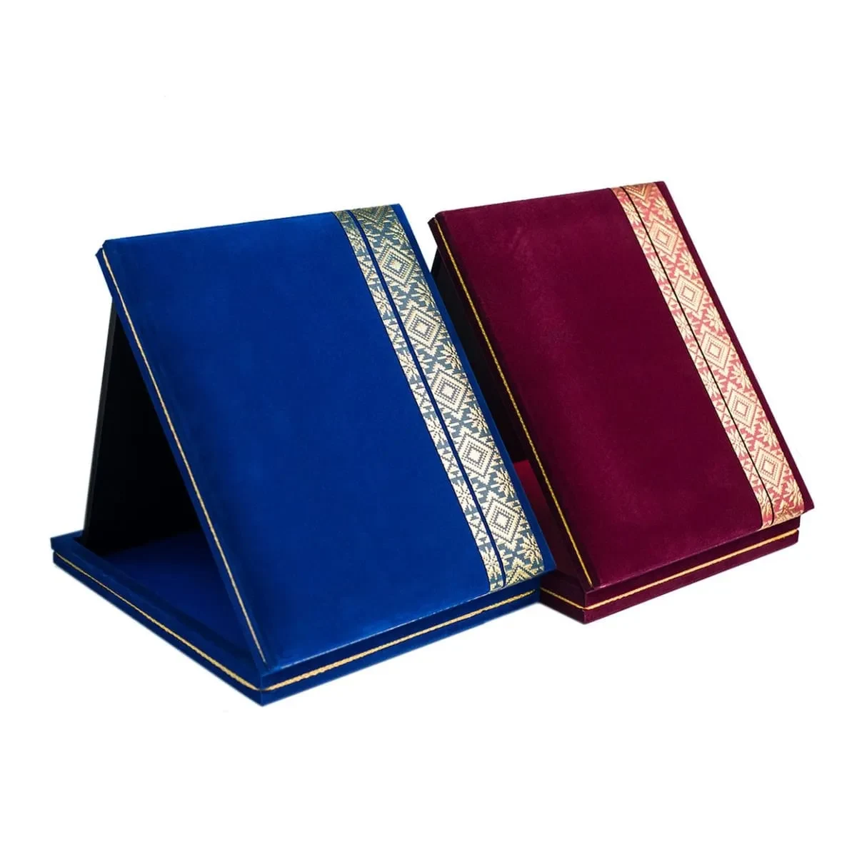 Songket Velvet Box with Keris (BLUE / MAROON) VB280 mixed materials corporate gifts product image 2