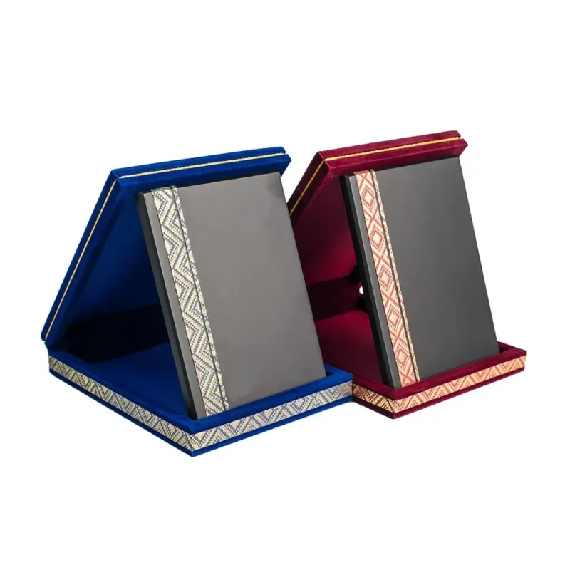 Songket Velvet Box (BLUE / MAROON) VB299 mixed materials corporate gifts product image