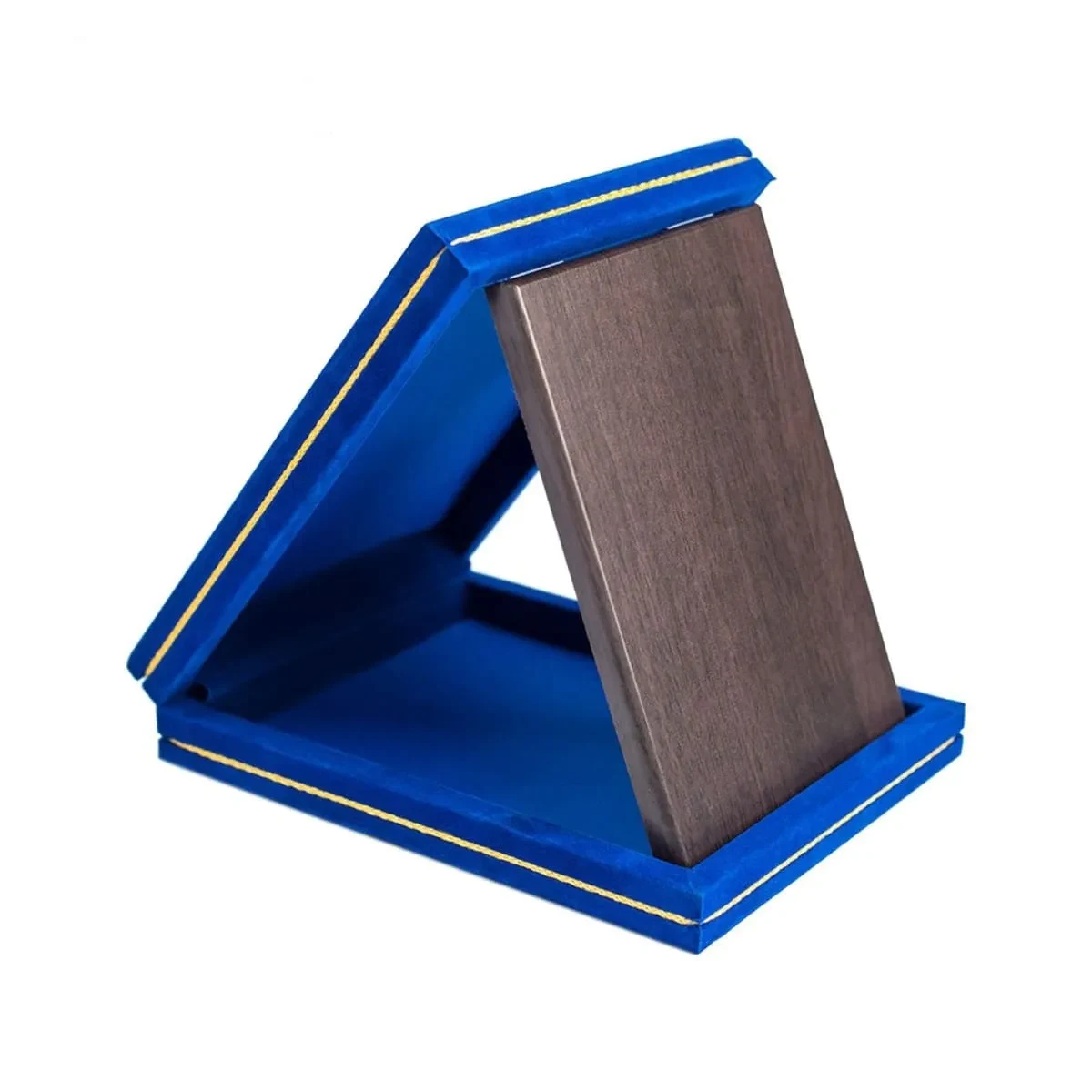 Velvet Box With Cultural Aluminium Plate (Pahang) VB237 mixed materials corporate gifts product image 2