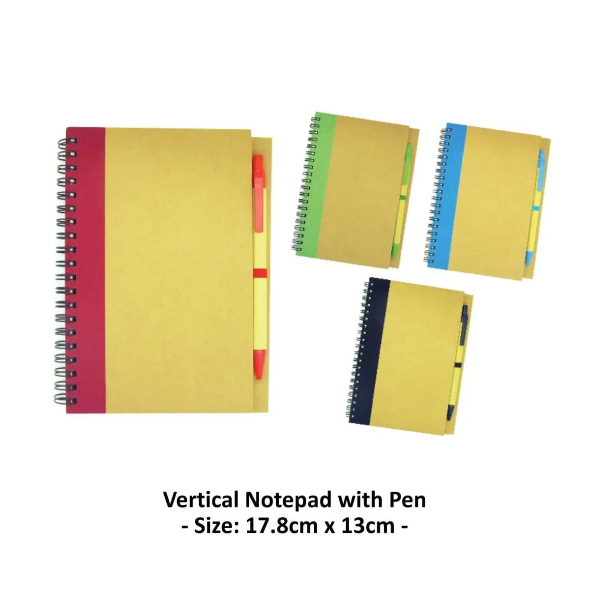 Notepad with Pen Vertical