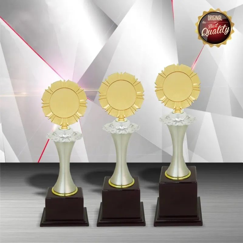Exclusive White Silver Trophy WS6008 silver-finish metal white silver trophies product image