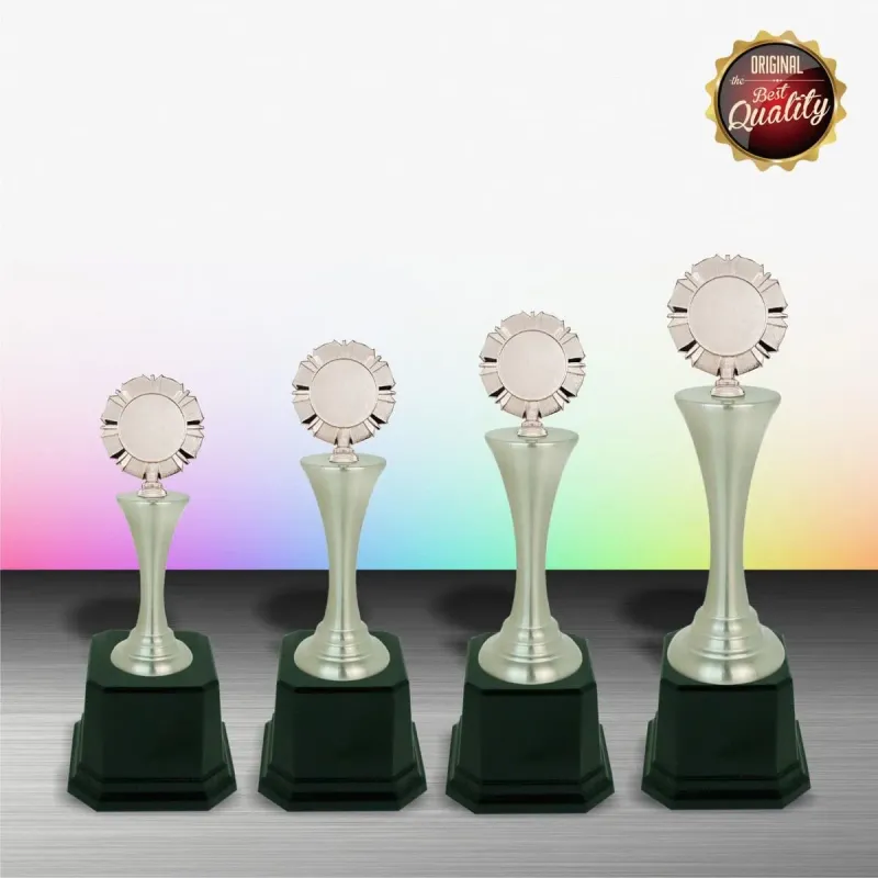 Exclusive White Silver Trophy WS6027 silver-finish metal white silver trophies product image