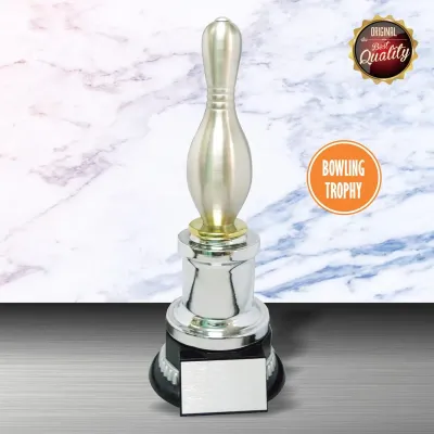 Exclusive White Silver Trophy (Bowling) WS6033