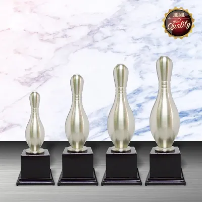 Exclusive White Silver Trophy (Bowling) WS6034