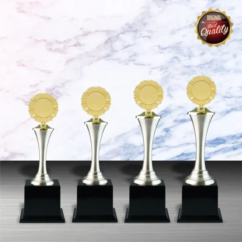 Exclusive White Silver Trophy WS6038 silver-finish metal white silver trophies product image