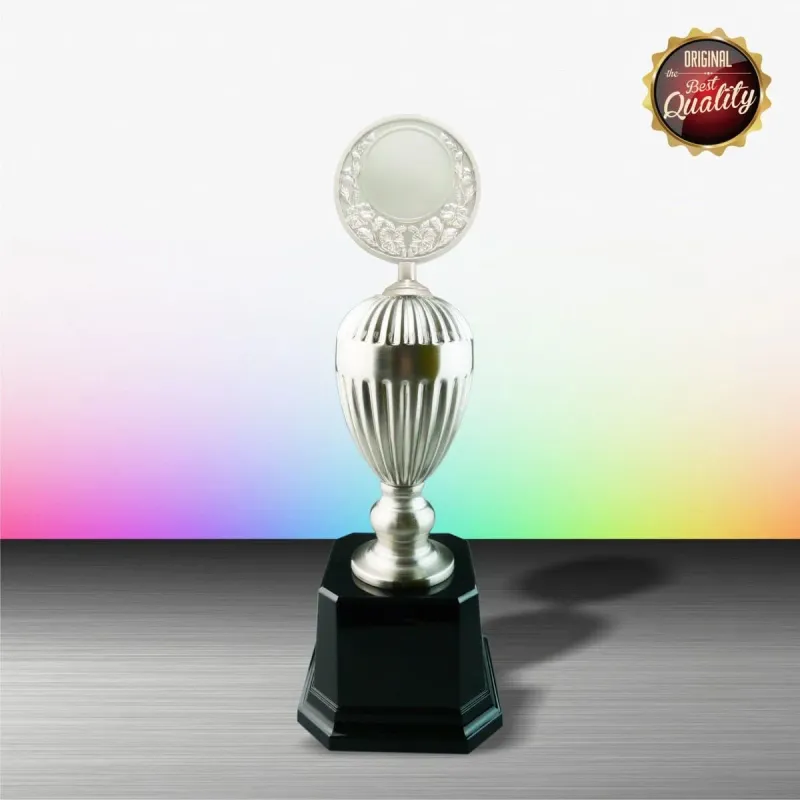 Exclusive White Silver Trophy WS6056 silver-finish metal white silver trophies product image