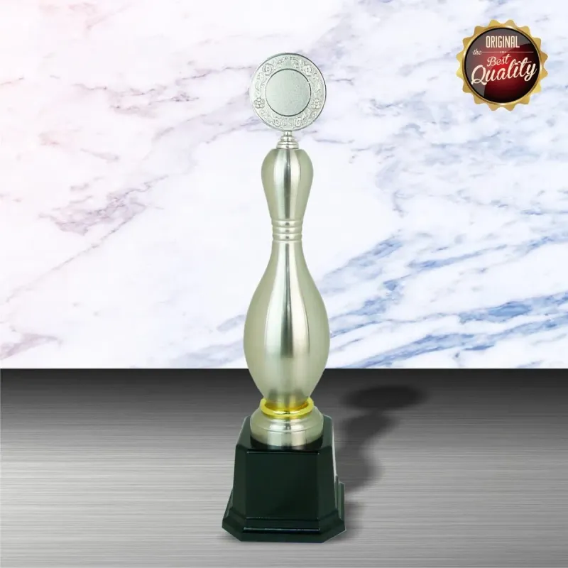 Exclusive White Silver Trophy (Bowling) WS6070 silver-finish metal white silver trophies product image