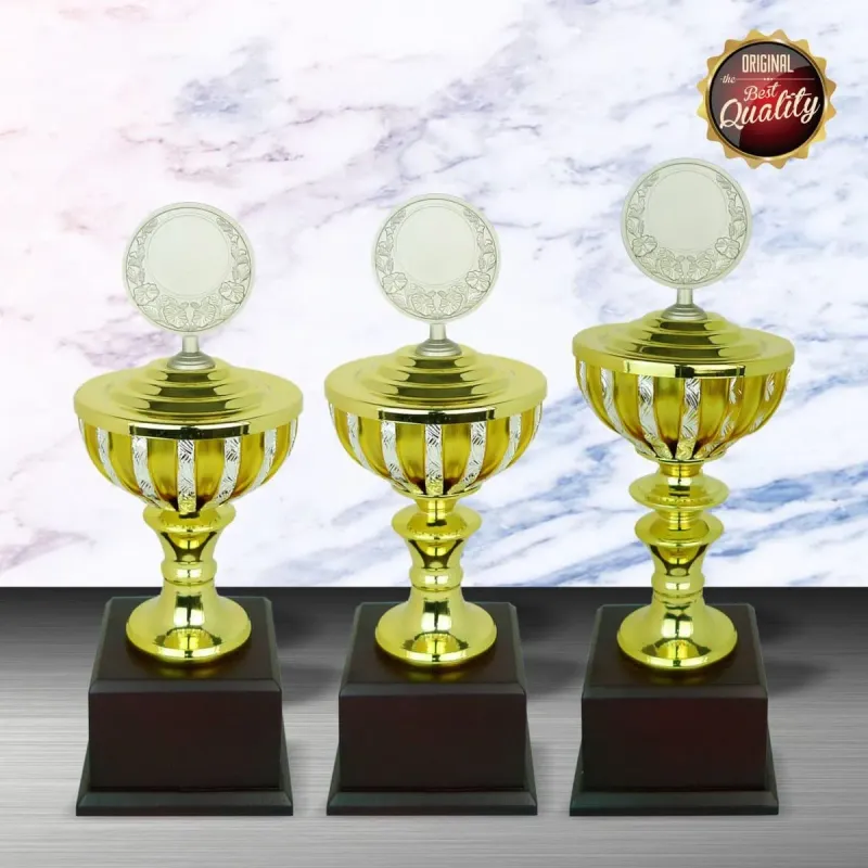 Exclusive White Silver Trophy WS6076 silver-finish metal white silver trophies product image