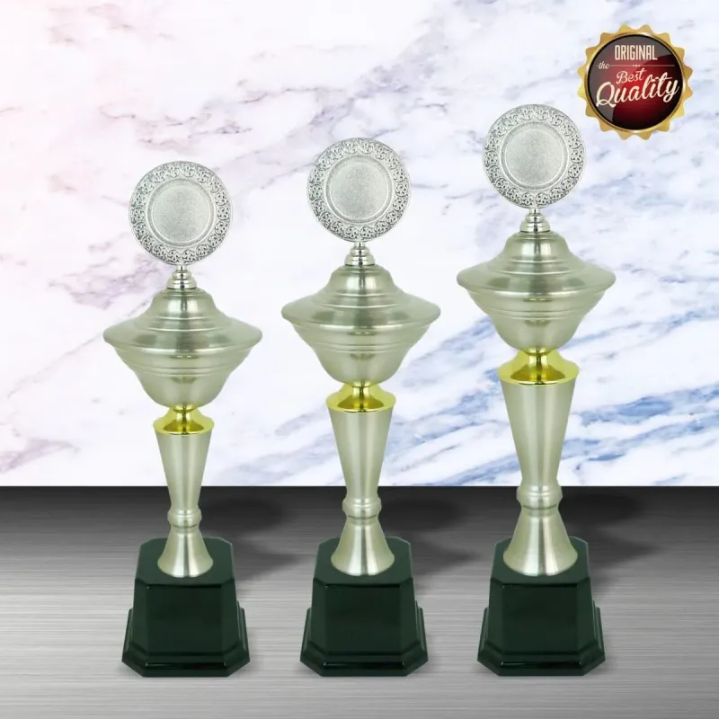 Exclusive White Silver Trophy WS6079 silver-finish metal white silver trophies product image