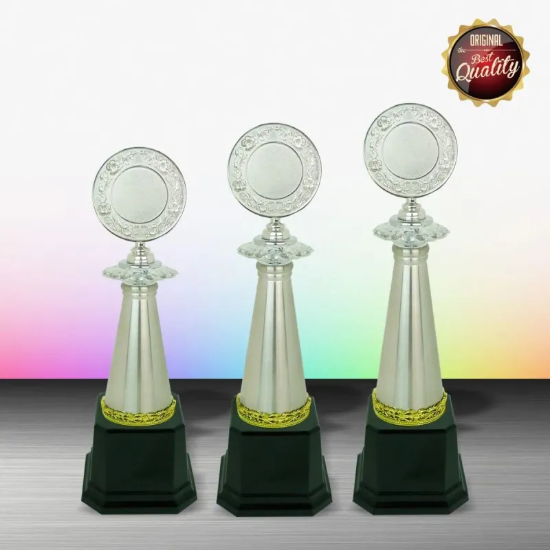 Exclusive White Silver Trophy WS6097 silver-finish metal white silver trophies product image