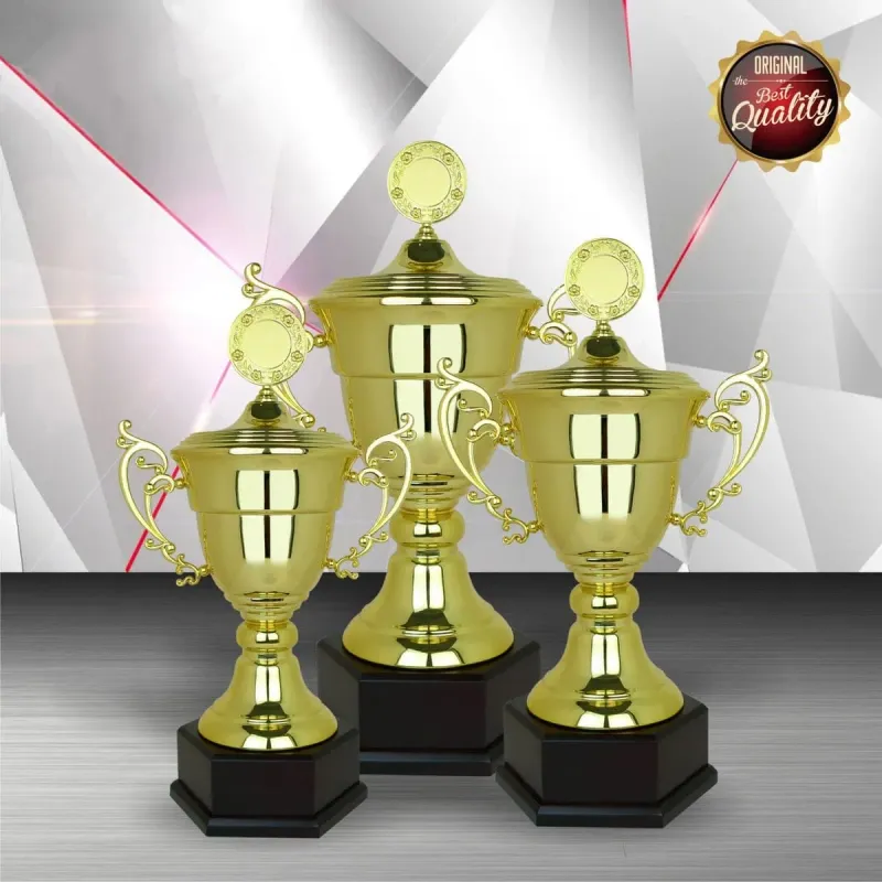 Exclusive White Silver Trophy WS6098 silver-finish metal white silver trophies product image