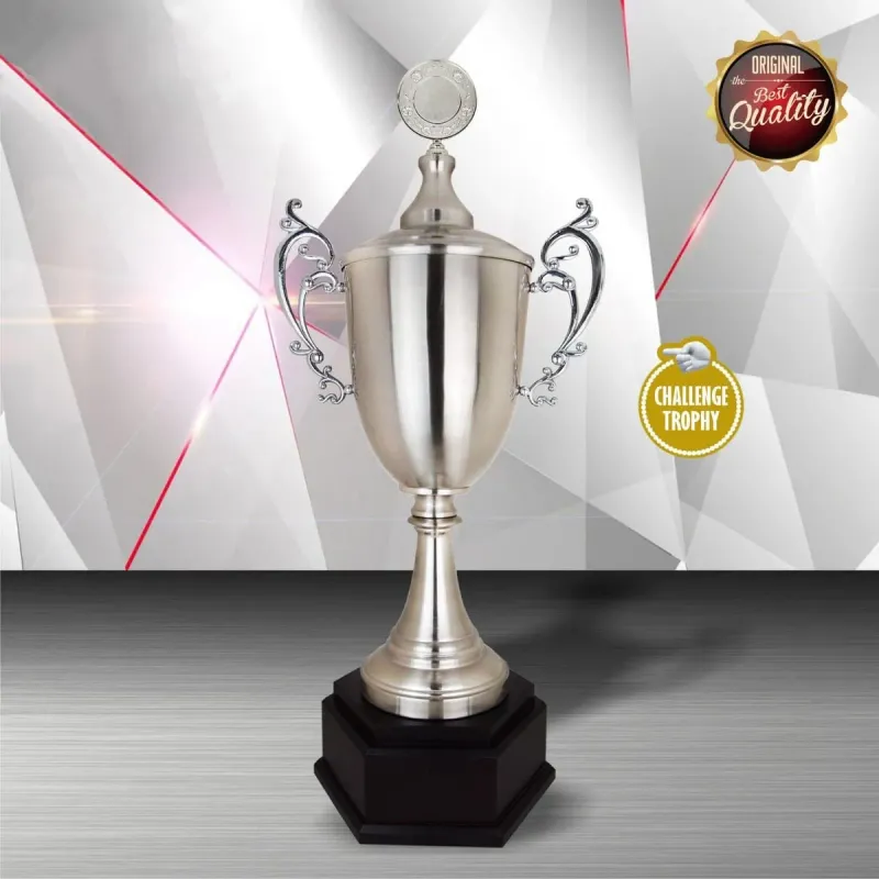 Exclusive White Silver Trophy WS6150 silver-finish metal white silver trophies product image