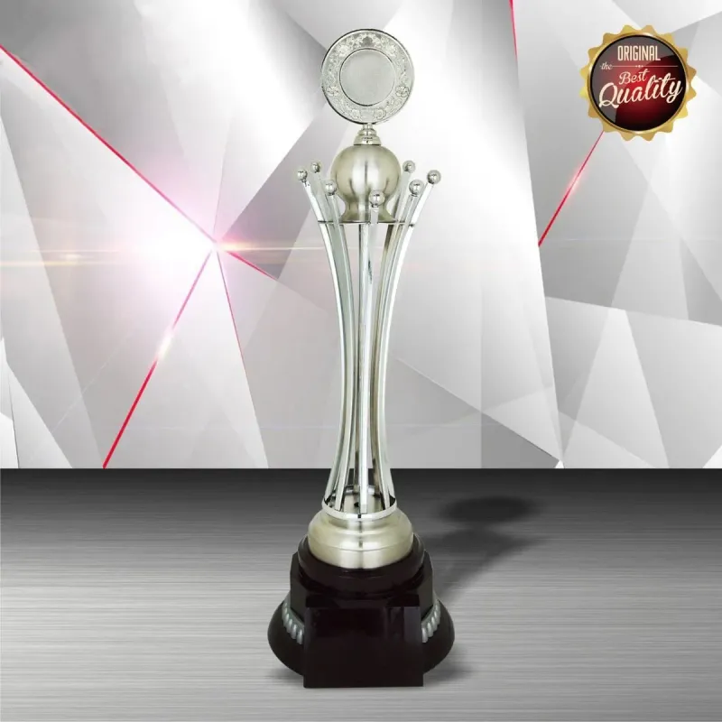 Exclusive White Silver Trophy WS6153 silver-finish metal white silver trophies product image