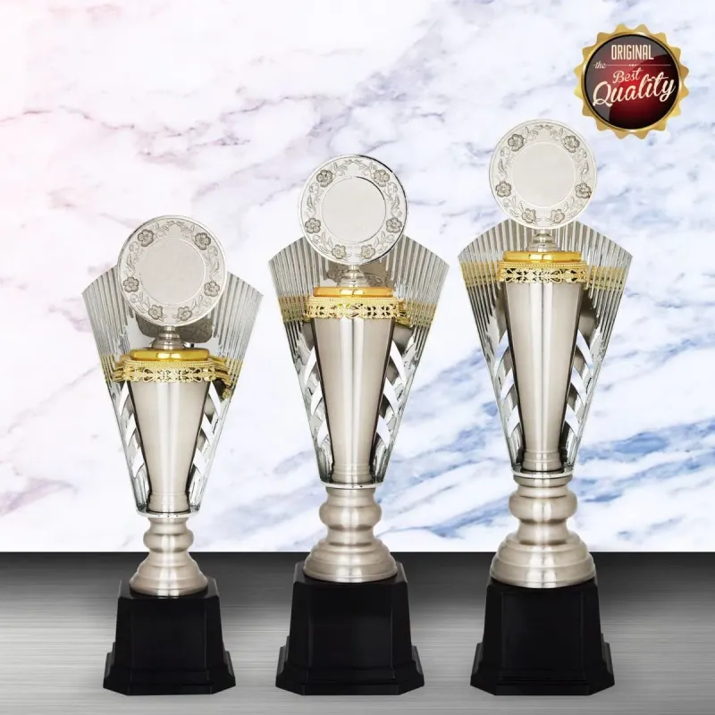 Exclusive White Silver Trophy WS6160 silver-finish metal white silver trophies product image