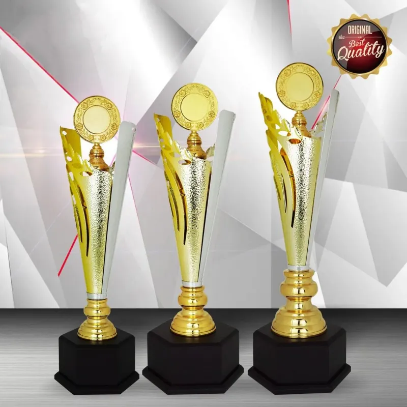 Exclusive White Silver Trophy WS6163 silver-finish metal white silver trophies product image