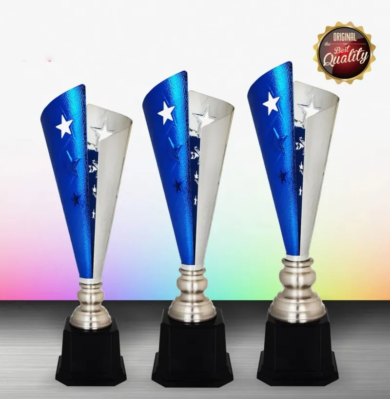 Exclusive White Silver Trophy WS6168 silver-finish metal white silver trophies product image