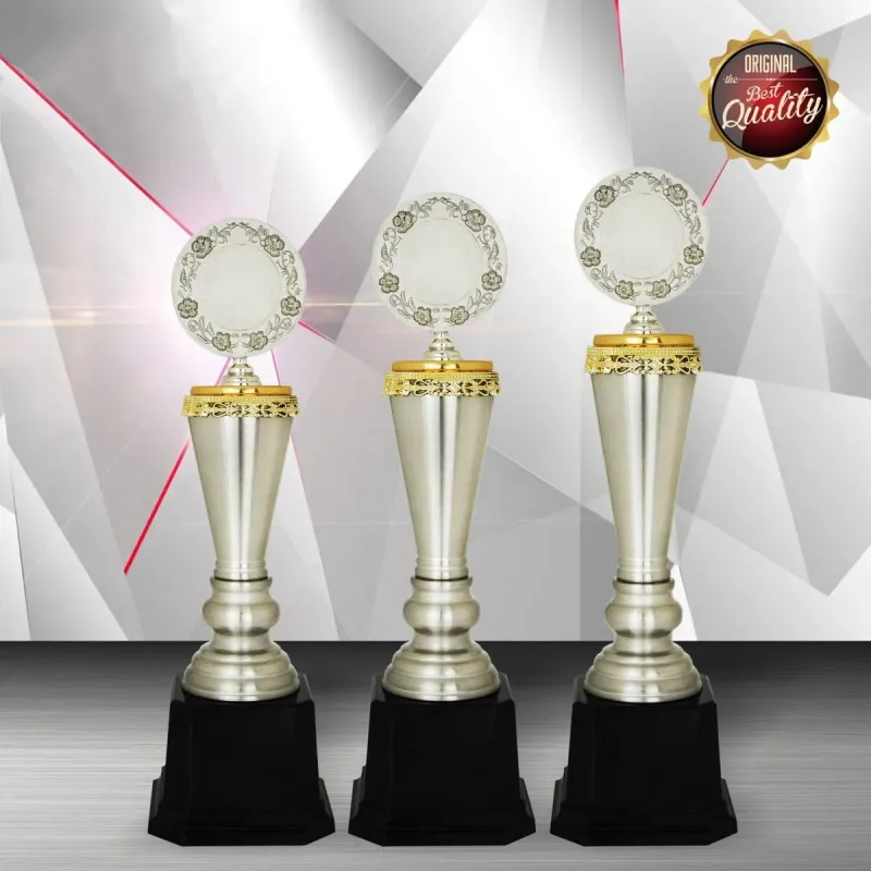 Exclusive White Silver Trophy WS6178 silver-finish metal white silver trophies product image