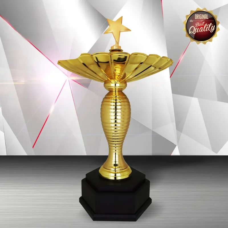 Exclusive White Silver Trophy (Star) WS6185 silver-finish metal white silver trophies product image