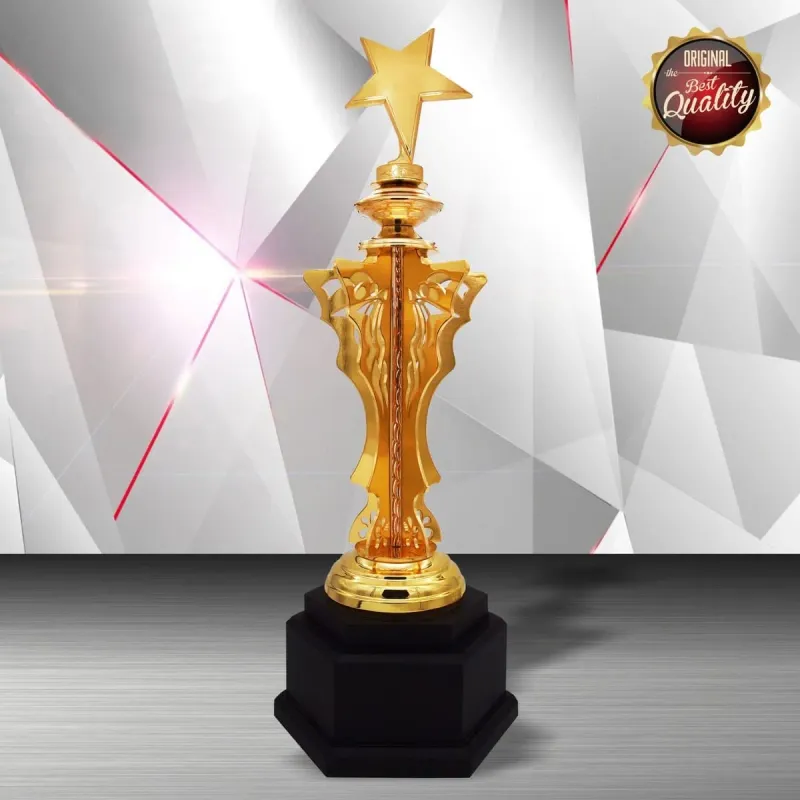Exclusive White Silver Trophy (Star) WS6189 silver-finish metal white silver trophies product image