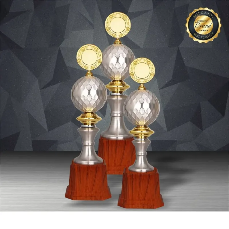 Exclusive White Silver Trophy WS6207 silver-finish metal white silver trophies product image
