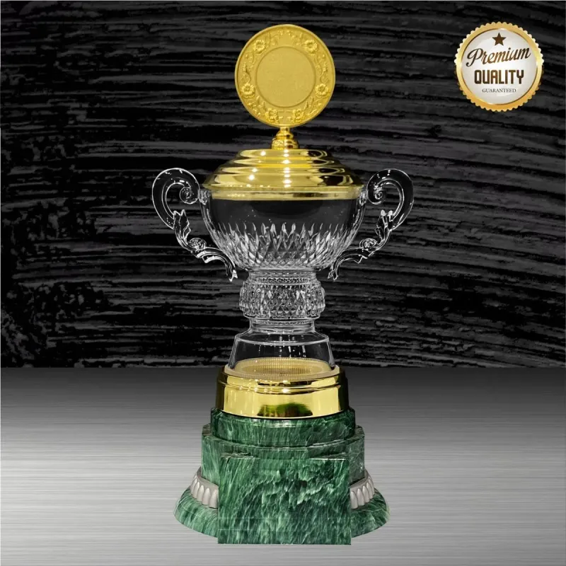 Exclusive White Silver Trophy WS6215 silver-finish metal white silver trophies product image