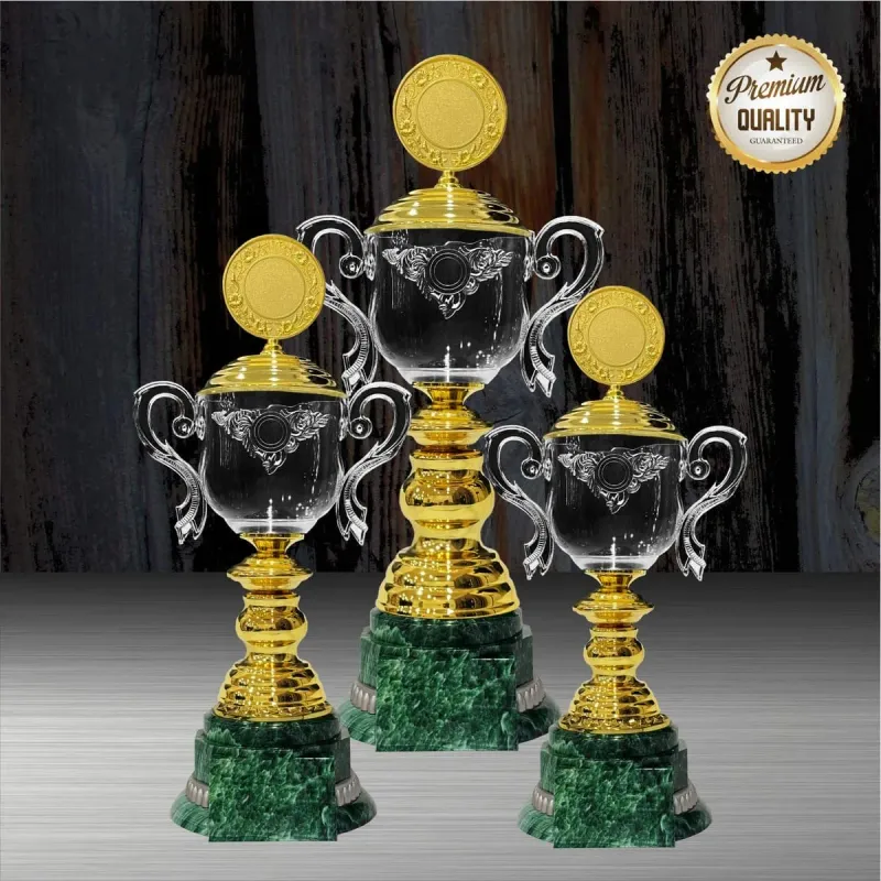 Exclusive White Silver Trophy WS6219 silver-finish metal white silver trophies product image