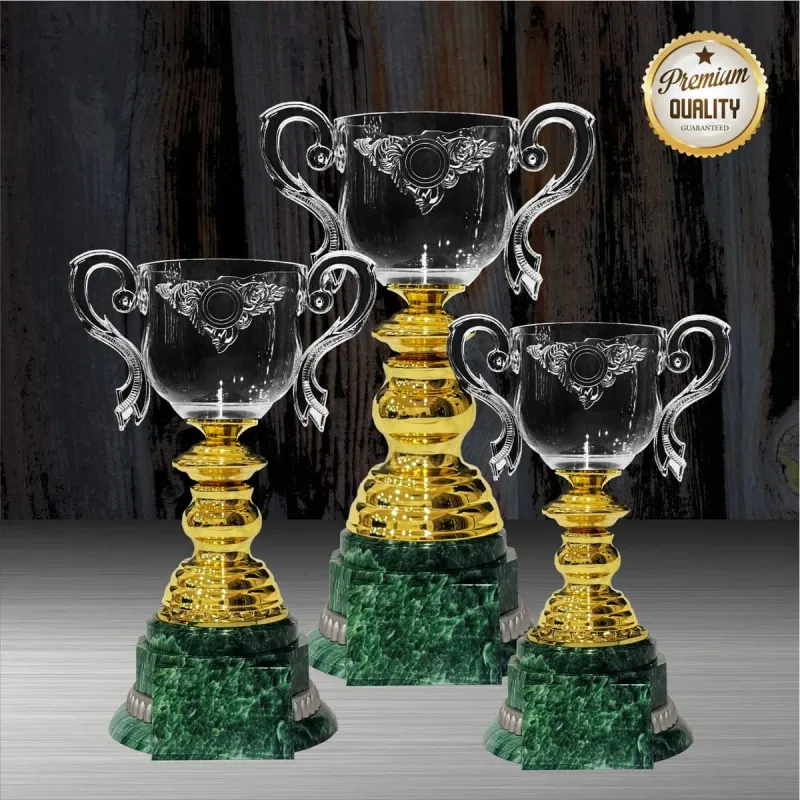 Exclusive White Silver Trophy WS6220 silver-finish metal white silver trophies product image