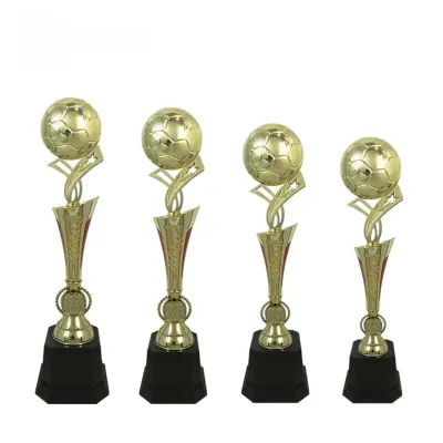 Plastic Football Trophy (GOLD RED) XT1704