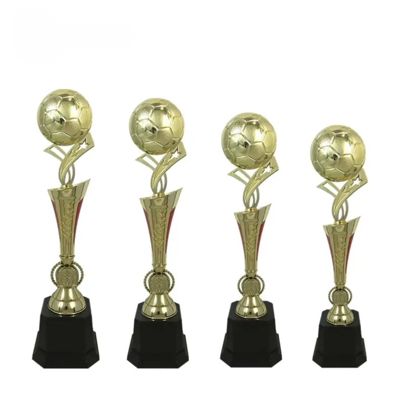 Plastic Football Trophy (GOLD RED) XT1704 polymer product image