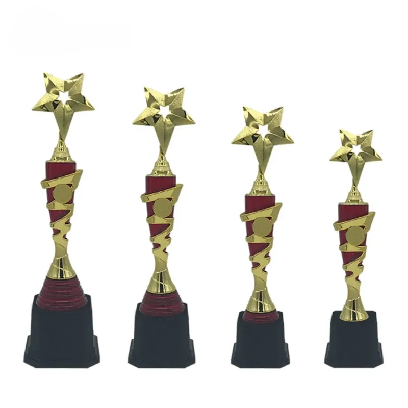 Plastic Trophy (GOLD RED) XT1727 polymer product image