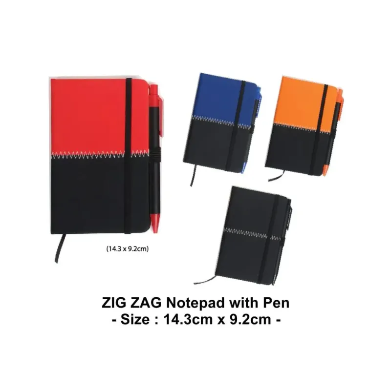 ZAG Notepad with Pen ZIG mixed materials corporate gifts product image