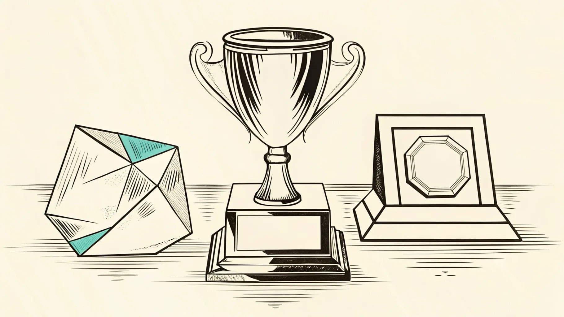 Material choice: crystal, acrylic, metal, or wood