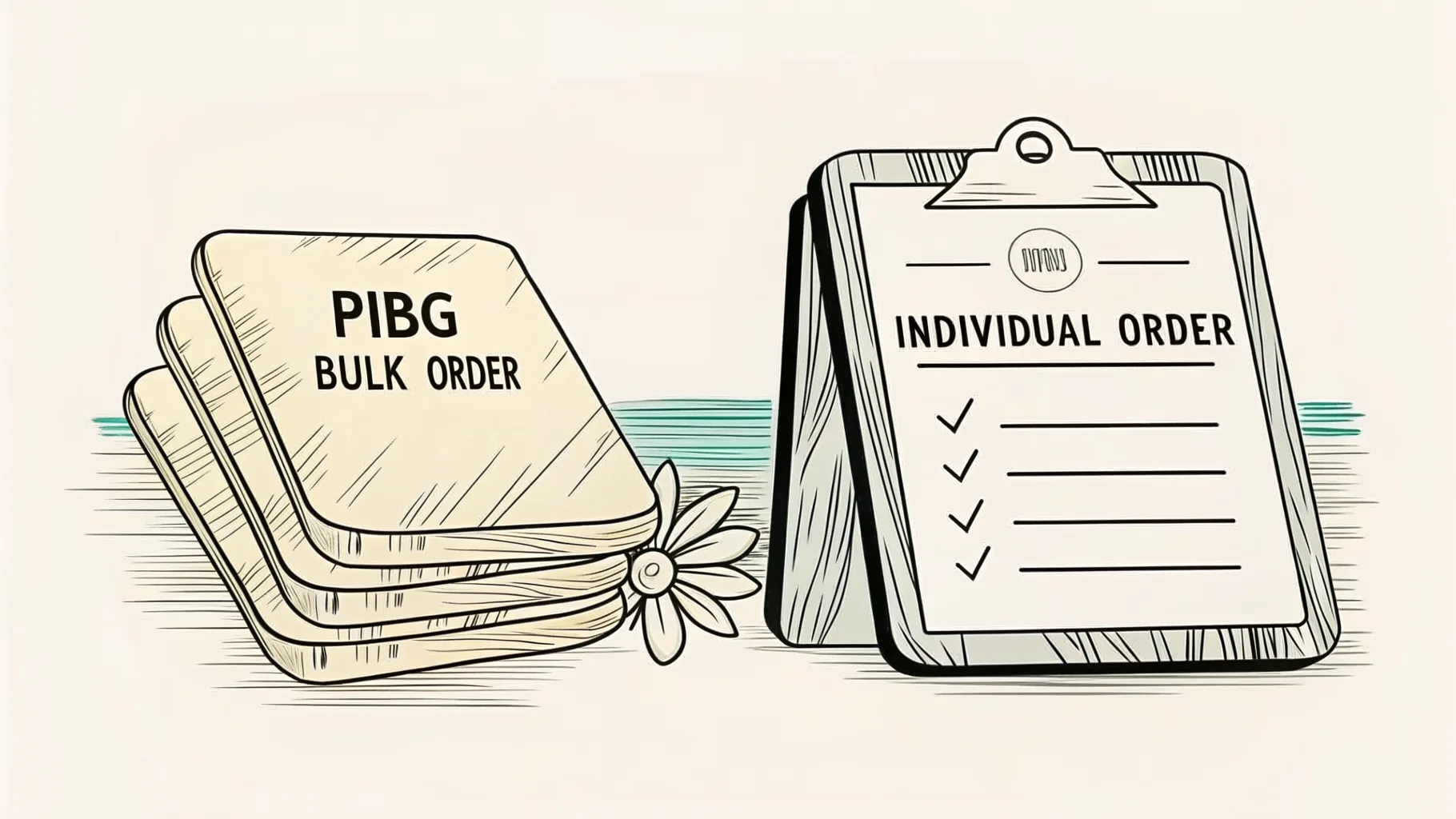 PIBG vs hadiah individual — workflow yang berbeza