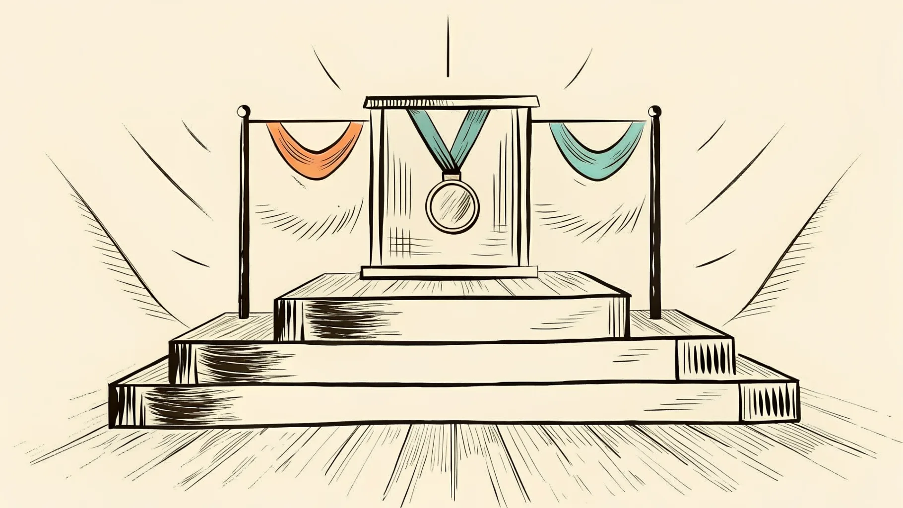 Tournament medals: gold, silver, bronze conventions